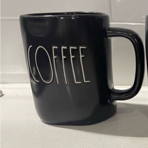 Rae Dunn black coffee mug